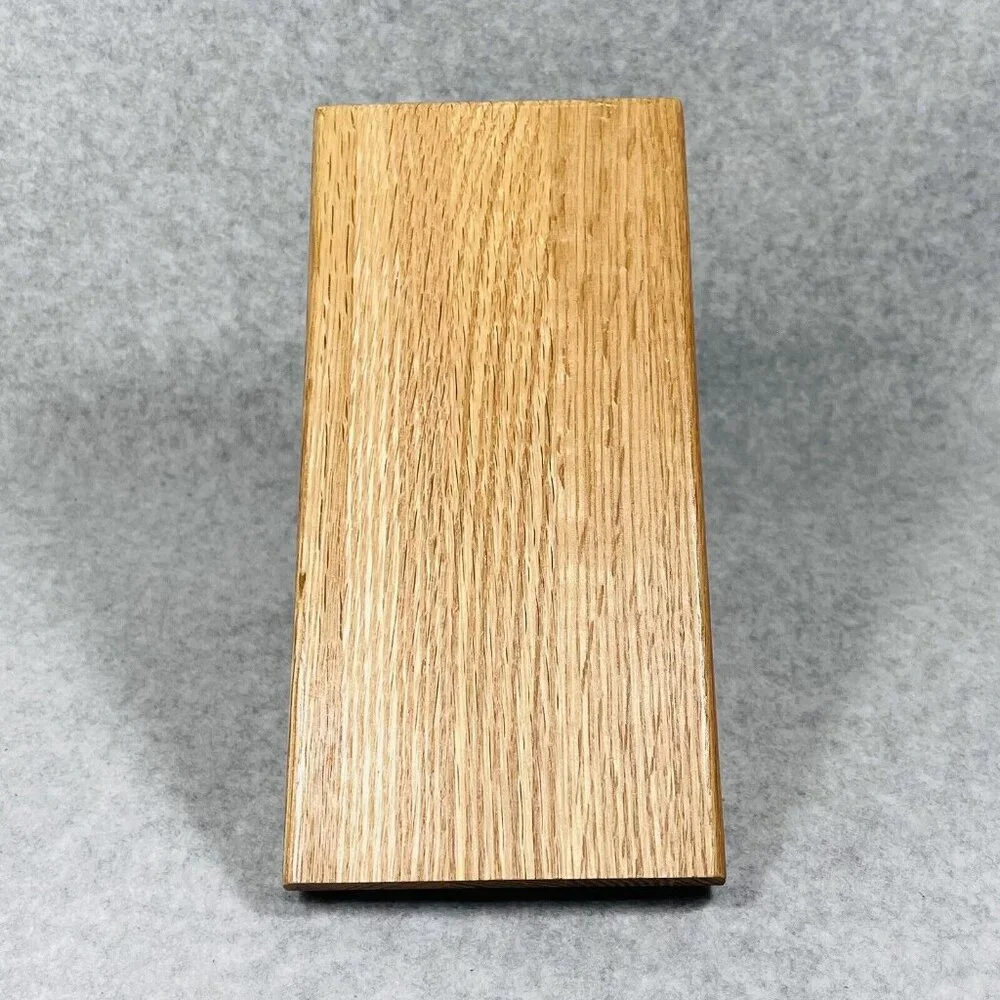 Cutco Studio #1751 Wood Knife Block 8 Slot Solid‎ Honey Oak Made in USA